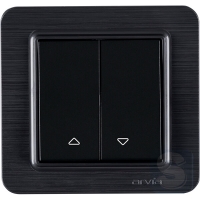 Вимикач для жалюзі Arvia Electric Lavin Чорний матовий (21 25 4000 216)